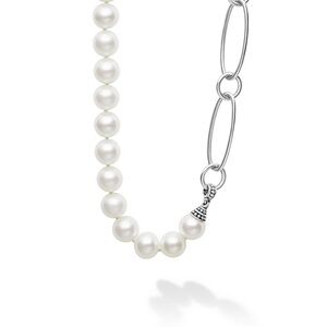 LAGOS Luna Pearl Link Necklace